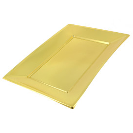 Bandeja de Plastico Oro 330x225mm 