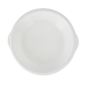 Bol de Plastico con Asas Blanco Ø195mm (50 Uds)