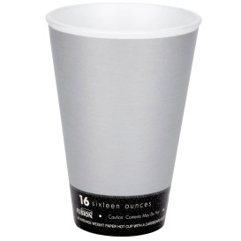 Vaso Termico Foam "Fusion" Gris 16Oz/473ml Ø94mm Ø94mm (25 uds)