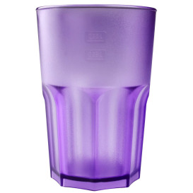 Vaso Reutilizable SAN Frost Lila 400 ml (5 Uds)