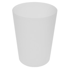 Vaso Reutilizable de Plástico PP Translúcido 900ml (14 Uds)