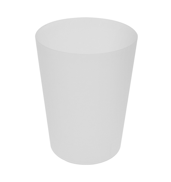 Vaso Reutilizable de Plástico PP Translúcido 900ml (14 Uds)