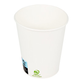 Vaso Cartón 9 Oz/280ml Blanco Ø8,0cm (1000 Uds)