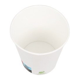 Vaso Cartón 9 Oz/280ml Blanco Ø8,0cm (1000 Uds)