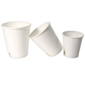 Vaso Cartón 9 Oz/280ml Blanco Ø8,0cm (1000 Uds)