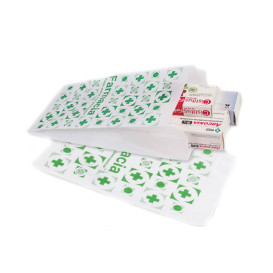 Bolsa de Papel Blanca Farmacia 12+6x20cm (250 Uds)