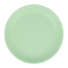 Plato Reutilizable Durable PP Mineral Verde Ø21cm (6 Uds)