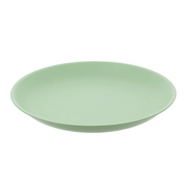 Plato Reutilizable Durable PP Mineral Verde Ø21cm (6 Uds)