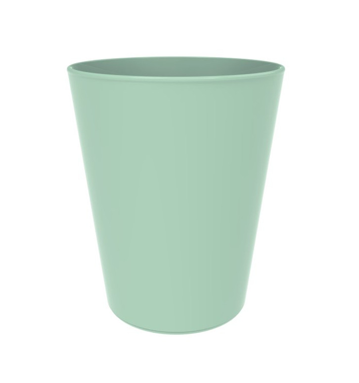 Vaso Reutilizable Durable PP Mineral Verde 330ml (6 Uds)