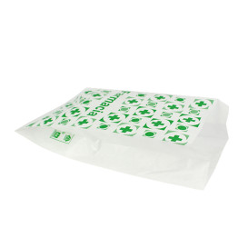 Bolsa de Papel Blanca Farmacia 14+7x28cm (250 Uds)