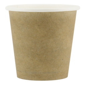 Vaso Cartón ECO 2,5 Oz/75ml Kraft Ø5cm (50 Uds)