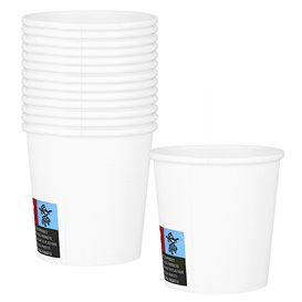 Vaso Cartón ECO 4 Oz/120ml Blanco Ø6,2cm (100 Uds)