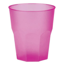 Vaso de Plastico "Frost" Fucsia PP 270ml (20 Uds)