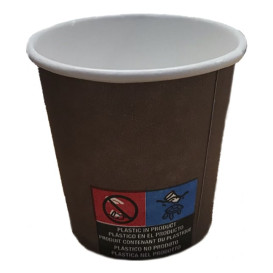 Vaso Cartón ECO 2,5 Oz/75ml Kraft Ø5cm (50 Uds)