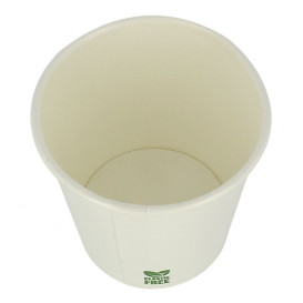 Vaso Cartón Plastic Free 4 Oz/120ml Blanco Ø6,2cm (100 Uds)