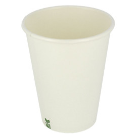 Vaso Cartón Plastic Free 14 Oz/420ml Blanco Ø9cm (50 Uds)