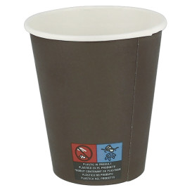 Vaso Cartón 8Oz/240ml Marrón Ø8,0cm (50 Uds)