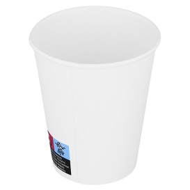 Vaso Cartón ECO 8 Oz/240ml Blanco Ø8cm (50 Uds)