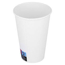 Vaso Cartón ECO 12 Oz/360ml Blanco Ø8cm (100 Uds)