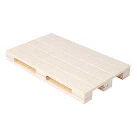 Bandeja de Madera 15,5x8,5x2,8cm 250ml (25 Uds)