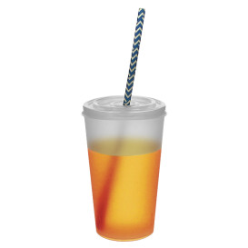 Tapa Travel Cruz PS para Vaso Foam y Vaso Cartón Ø7,4cm (100 Uds)