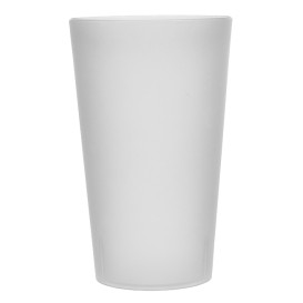 Vaso Reutilizable de Plástico PP Translúcido 330ml (16 Uds)