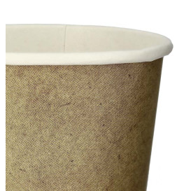 Vaso Cartón 4Oz/120ml Kraft Ø6,2cm (80 Uds)