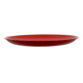 Plato Reutilizable Durable PP Mineral Rojo Ø23,5cm (6 Uds)