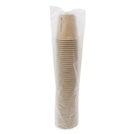 Vaso Cartón 3 Oz/100ml Kraft-Kraft Ø5,8cm (50 Uds)