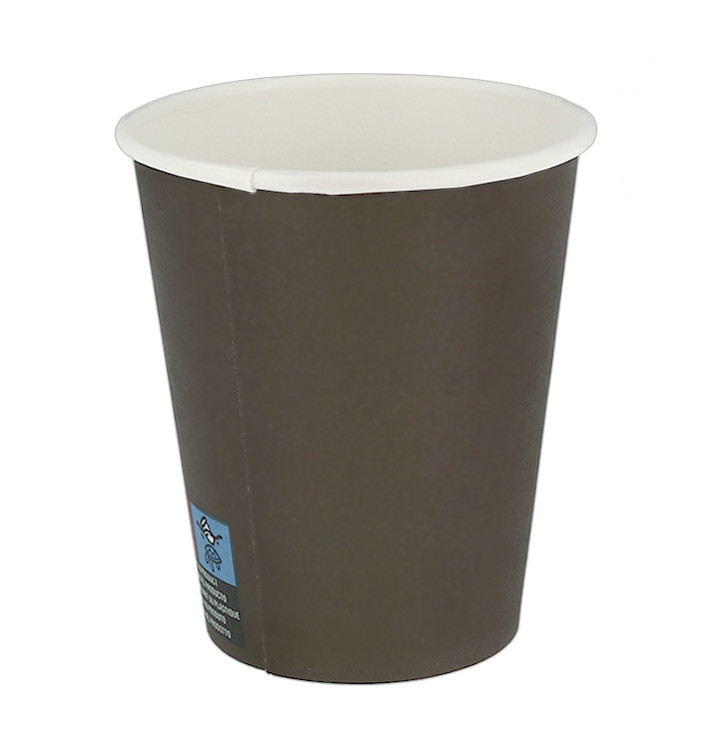 Vaso Cartón 8Oz/240ml Marrón Ø8,0cm (50 Uds)