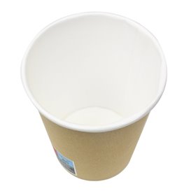 Vaso Cartón 9 Oz/280ml Kraft-Kraft Ø8,1cm (50 Uds)