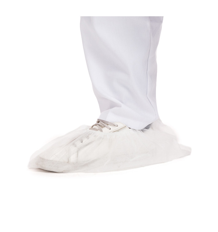 Cubrezapatos en Polipropileno Blanco (100 Uds)