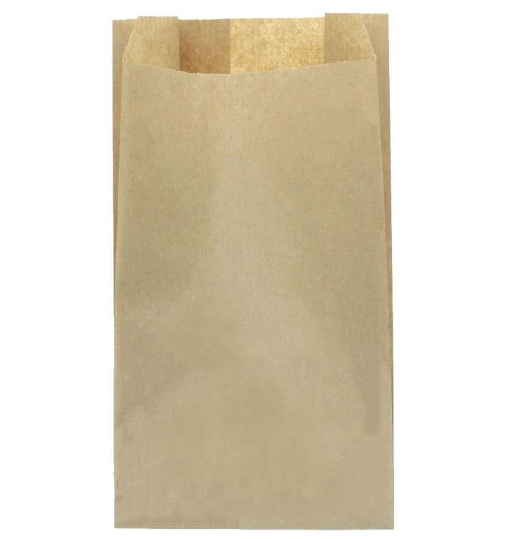 Bolsa de Papel Kraft 14+7x24cm (200 Uds)