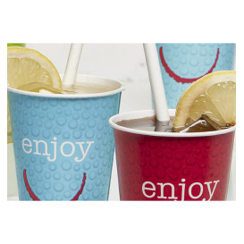 Vaso Cartón 22Oz/680ml "Enjoy" Ø9,0cm (50 Uds)