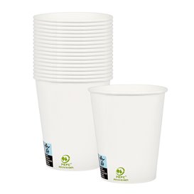 Vaso Cartón 6Oz/180ml Blanco Ø7,0cm (100 Uds)