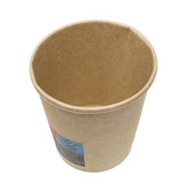 Vaso Cartón 3Oz/100ml Kraft-Kraft Ø5,8cm (50 Uds)